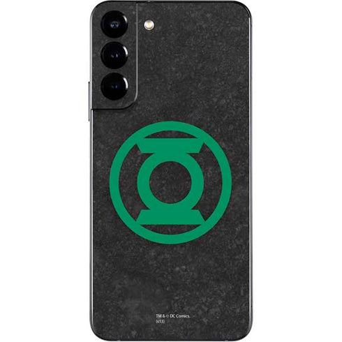DC Comics Green Lantern Logo Black Background Galaxy S22 Plus Skin